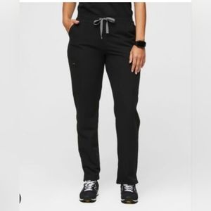 Figs Technical Collection Yola Skinny Scrub bottom black, Women's Small